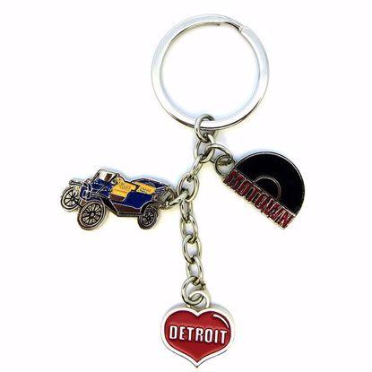 Picture of Metal Key Tag w/Multi Charms