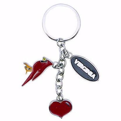 Picture of Metal Key Tag w/Multi Charms