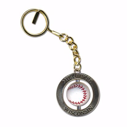 Picture of Gold Swivel Key Tag