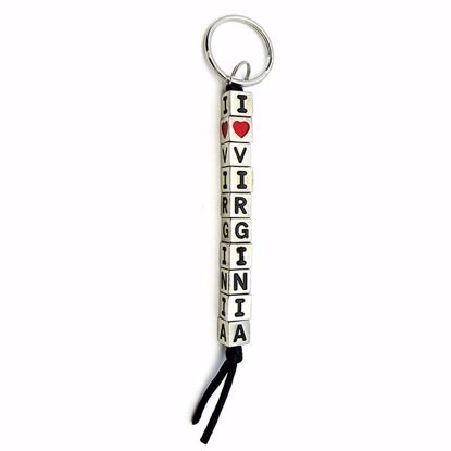 Picture of Metal Key Tag - 1 x 1.5”