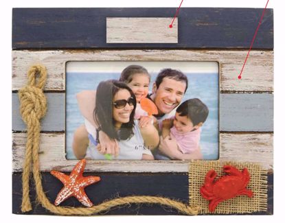 Picture of Frame Imprint Wood w/Decor
