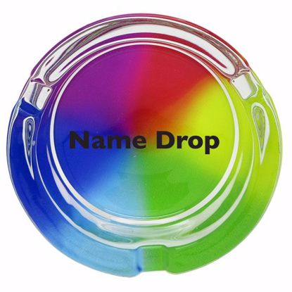 Picture of Ashtray Imprint 8.5cm Glass Rn