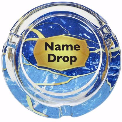 Picture of Ashtray Imprint 8.5cm Glass Rn